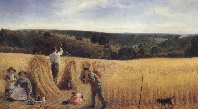 Richard Redgrave,RA The Valleys also stand Thick with Corn:Psalm LXV Germany oil painting art